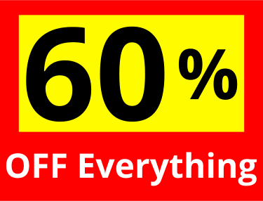 60% off everything
